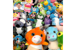 8" PLUSH MIX 180 ct Case - $1.50 ea