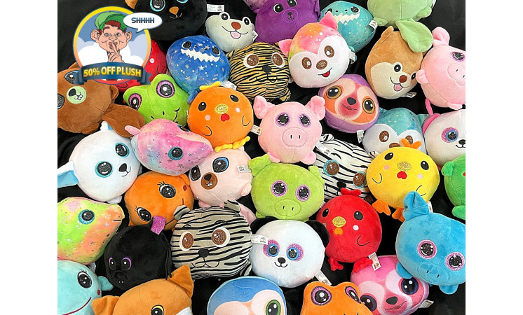 5" ANIMAL PLUSH BALL-144ct Case