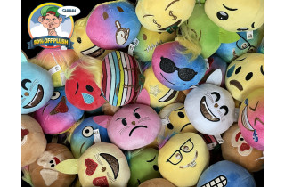 5" EMOJI PLUSH BALL-144ct Case