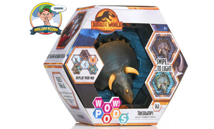 TRICERATOPS JURASSIC DOM WOW! POD-12ct Case