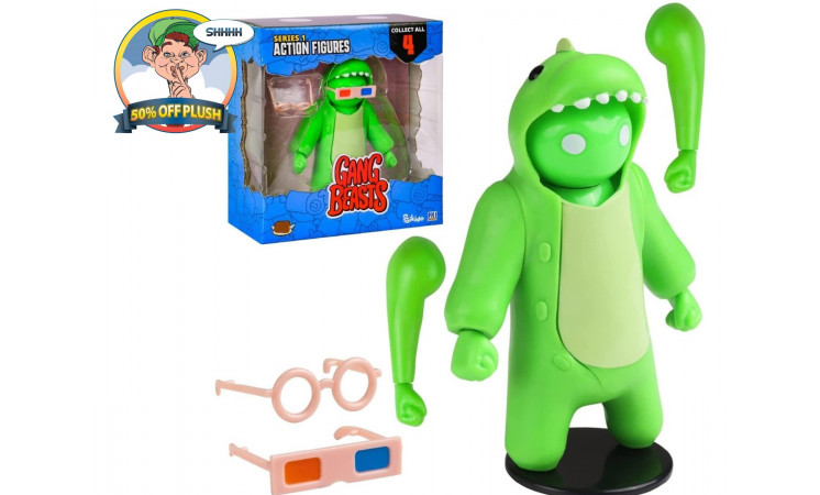 GANG BEASTS GREEN DINOSUR-12ct Case